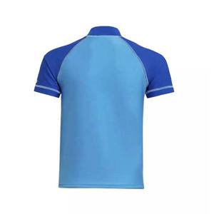 Rash Guard fabricant pas cher prix personnalisé imprimé Rash Guard pour hommes à manches courtes Sprixo entreprises contraste couleur 2025 - Product Image 2