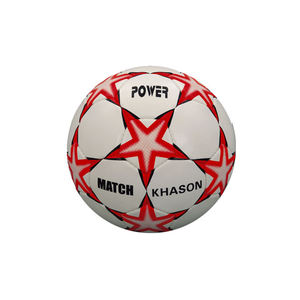 ALTA CALIDAD BARATO KHASON MARCA TAMAÑO 5 BALONES DE FÚTBOL DE ENTRENAMIENTO PROMOCIONAL DE CUERO DE PU/PVC CON LOGOTIPO PERSONALIZADO A LA VENTA - Product Image 3