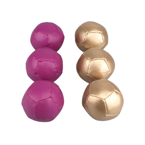 ชุดลูกบอลบอคเซียลูกบอลสำหรับเล่นเกมกลางแจ้งสำหรับครอบครัวชุดบอลบอคเซียอ่อนนุ่มหลากสีกระเป๋าใส่หนัง PU/PVC ทนทาน - Product Image 5