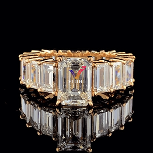 Vidhi Bijoux 2024 Luxe VVS Moissanite Bague en diamant Personnalisable Fine Bague Hip Hop pour les femmes pour les fêtes et les anniversaires - Product Image 2