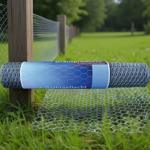 ตาข่ายลวดหกเหลี่ยมชุบสังกะสี ยาว 10 เมตร สูง 0.5 เมตร ขนาดตาข่าย 13 มม. สำหรับทำรั้ว โครงตาข่าย และประตู - Product Image 3