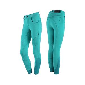 กางเกงขี่ม้าซิลิกอนสำหรับผู้หญิงเอวสูงแบบเต็มที่นั่งดีไซน์ใหม่ความต้องการสูงส่งออกอินเดียสำหรับการขี่ม้า - Product Image 1