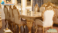 Meubles de salle à manger haut de gamme, table, chaises, unité de rangement, fabrication sur mesure, vente en gros, table à manger moderne en teck durable