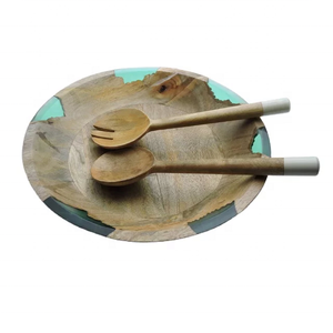 Nouveau bol en bois en forme d'ananas dernier Look émail impression bois servant personnel mariage Restaurant maison approvisionnement alimentaire plateau serveur - Product Image 2