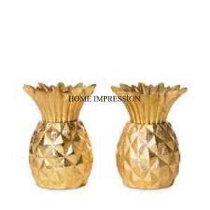 Moulin à sel et à poivre en aluminium plaqué or de haute qualité coulé ananas de conception d'Inde Taille et logo personnalisés disponibles - Product Image 1