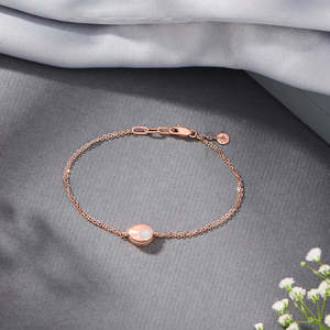 Brazalete de Oro Blanco Chapado en Rodio con Perlas y Diamantes para Regalo de Fiesta - Product Image 1