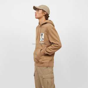 Sudadera con capucha de algodón para hombre, ropa de marca con logotipo personalizado de 500GSM y 600GSM - Product Image 1