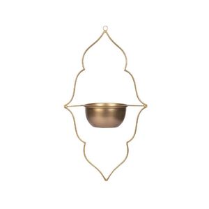Customized Hanging Gold Metal Planter Holder Outdoor Window Decor <b>Plants</b> Flowers Pot Garden Home Yard Wholesale Made in India - Product Image 6