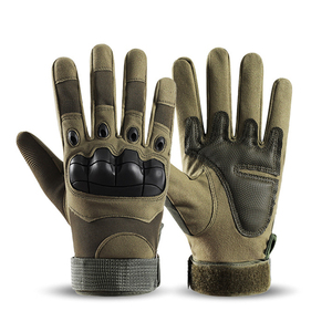Guantes Tácticos Negros de Medio Dedo con Protección de Nudillos de PU, Transpirables, Unisex, para Ciclismo, Escalada y Caza al Aire Libre - Product Image 1