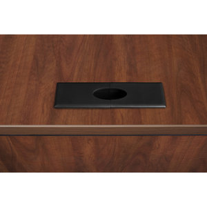Nouveau bureau de direction modulaire en forme de L Nevjana DESK-0100, bureau d'ordinateur en bois d'ingénierie pour le bureau à domicile - Product Image 2