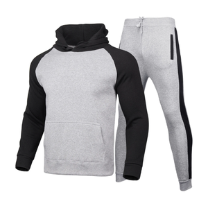 Conjunto de sudaderas con capucha para hombre con logotipo personalizado, nuevo diseño, chándal de algodón 100% de felpa pesado, pantalones de alta calidad de tejido de punto anticontracción - Product Image 1