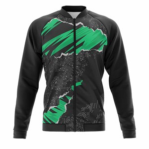 Veste de survêtement athlétique à fermeture éclair intégrale |   Chaud, respirant, séchage rapide |   Tailles Homme Femme Jeunesse |   Veste d'entraînement de performance - Product Image 3