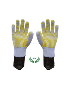 Gants de sécurité en coton tricoté d'origine indonésienne, antidérapants, respirants, durables, à usage général - Product Image 4