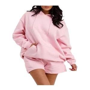 <b>Womens</b> Premium Hoodie <b>Shorts</b> Casual Street Fit Winter Wear, Smooth Cotton Fleece, Hot Export Quality - Product Image 5