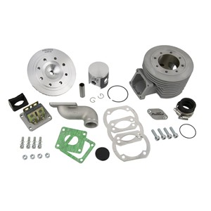 Nouveau kit cylindre en aluminium à soupape à lamelles Big Bore 145cc Zuera VTR pour scooters 2 temps haute performance, rénovation/amélioration, fabriqué en Italie - Product Image 1