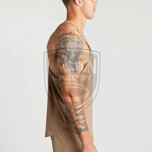 Nuevo 2024 2025 ropa deportiva de secado rápido Fitness hombres Stringer de gran tamaño de buena calidad por encargo hombres Stringer - Product Image 5