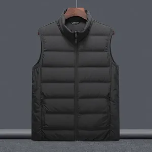 Veste softshell légère pour homme Veste sans manches coupe-vent doublée polaire pour le golf, la course et la randonnée - Product Image 3