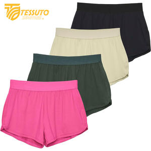 Short décontracté pour femme Respirant et confortable-Short de yoga confortable et léger pour femme avec poches - Product Image 1