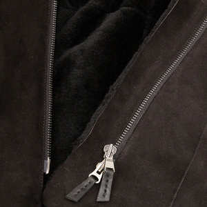 Chaqueta de Cuero Genuino para Mujer, Nueva Colección 2026, Cierre de Cremallera, Corte Regular, Color Negro, Transpirable, Impermeable, Ecológica, Curtida - Product Image 5