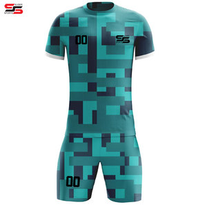Customized Soccer Uniform Set Sublimation Football Jersey Custom Design Embroidery Team Logo Economical Training Kit Club Use - Product Image 6
