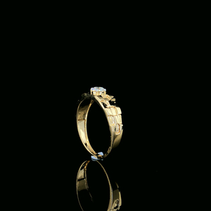 Anillo de Compromiso de Diamantes Naturales de 18 Quilates de Primera Calidad, Color EF, Corte Brillante, Claridad VVS/VS, Certificado por IGI - Product Image 2