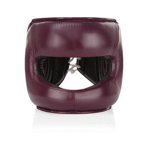 Protector de cabeza de boxeo de cuero ajustable de alta calidad, cómodos y elegantes cascos de protección de entrenamiento para luchar, venta al por mayor - Product Image 2