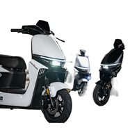 72V Lityum Pil Elektrikli Scooter 70km/s Yüksek Güçlü E-Moped LED Işık ve Arka Kargo Kutusu ile (CE Sertifikalı)