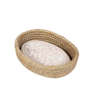 Toasty Bread <b>Basket</b> Stylish Woven Serving <b>Basket</b> for Bread Rolls Pastries & for Home Kitchen Restaurants - Product Image 6
