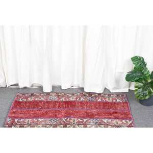 พรมขนสัตว์3ft สีเบจสีแดงคลาสสิกขนาด1.4 x แบบตุรกีพรมปูพื้นขนาดใหญ่ทรงสี่เหลี่ยมผืนผ้าดีไซน์แอบสแตรกพรมยางสำหรับห้องขนาด10มม. - Product Image 2