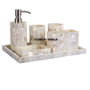 Juego de baño de lujo Forma y tamaño personalizados Soporte de baño de lujo Diseñador más vendido Nuevo juego de baño - Product Image 3