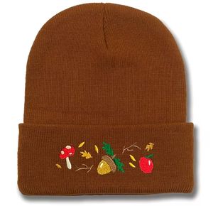 Chapeau en tricot de champignon, chaud et polyvalent, chapeau de voyage décontracté - Product Image 2