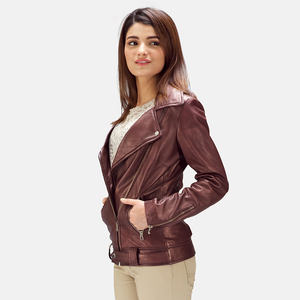 Chaqueta de piel de oveja para mujer de último diseño, moderna y transpirable a precio mayorista - Product Image 6