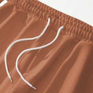 กางเกงขาตรงสำหรับผู้ชายกางเกงสเวตเตอร์ทรงหลวมลายทางสำหรับผู้ชาย - Product Image 4