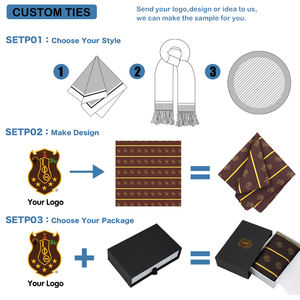 Fabricante de Corbatas y Pañuelos de Satén de Poliéster con <span class=keywords><strong>Estampado</strong></span> de Aves, Corbatas a Rayas con Logotipo para <span class=keywords><strong>Hombre</strong></span> y Pañuelos de Bolsillo - Product Image 4