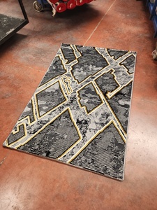 Alfombra Turca Adiva de Poliéster Jacquard, Tejida a Máquina, de Pelo Alto, Acolchada, Reversible, Lavable, Antideslizante y Resistente a las Manchas - Product Image 3