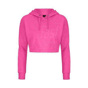 Sudadera con Capucha Corta de Estilo Nuevo, OEM ODM, Informal, con Logotipo Personalizado, Sudadera de Alta Calidad para Mujer - Product Image 2