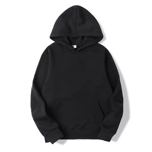 Pull à capuche surdimensionné pour hommes Sweat à capuche décontracté uni à coupe ample à manches longues Top de fête Sweats à capuche mélangés en coton - Product Image 4
