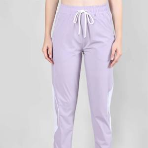 Pantalones deportivos de cintura alta para mujer con estilo, pantalones de chándal transpirables y de secado rápido con tela elástica - Product Image 1