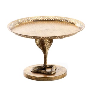 อุปกรณ์ตกแต่งโต๊ะอาหารโรงแรมยอดนิยมสำหรับงานแต่งงาน ชุดเสิร์ฟเค้ก 2 ชั้น ราคาถูกที่สุด - Product Image 6