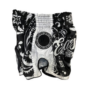 Pantalones cortos de boxeo personalizados al por mayor para Muay Fitness Training Martial Arts Wear para Kickboxing y Thai Fight Shorts - Product Image 6