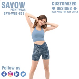 Shorts de sport taille haute sans couture pour femme, leggings courts push-up pour le yoga et l'entraînement - Product Image 4