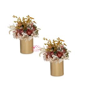 Jarrón de Metal Ligero Hecho a Mano, Decoración de Mesa para Bodas, Jarrón para Decoración Floral, Centro de Mesa - Product Image 6