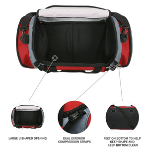 Bolsa deportiva de sublimación personalizada OEM de alta calidad Fabricación directa de fábrica Última moda Fitness Travel Sport Gym Bags - Product Image 3