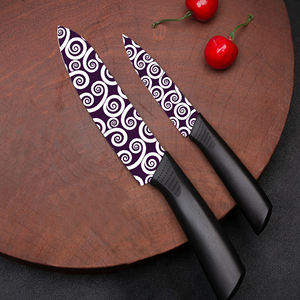 Ensemble de couteaux utilitaires en céramique de luxe à prix d'usine, pierre à aiguiser, manche en plastique, cadeau pour les occasions spéciales, livraison gratuite, Ebay - Product Image 2