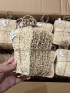 Éponges à récurer naturelles et biologiques en loofah pour le bain et la cuisine, tampons exfoliants pour la peau, éponges loofah haute capacité du Vietnam - Product Image 6