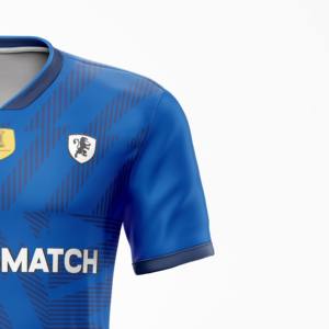 Ensemble de maillots de football sublimés personnalisés, uniformes de football OEM pour les fans, les joueurs, personnalisés avec impression de nom pour les clubs et les équipes sportives - Product Image 2