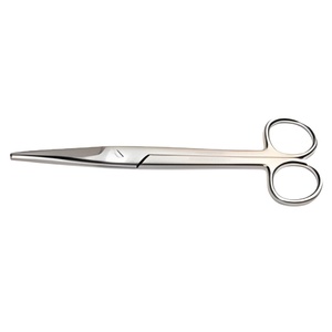 Ciseaux chirurgicaux vétérinaires manuels réutilisables en acier inoxydable de classe I certifiés CE |   Instruments de chirurgie générale de marque personnalisée - Product Image 1