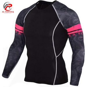 Combinaison de compression pour hommes, vêtements de fitness, ensemble de sport pour la compétition, logo personnalisé - Product Image 2
