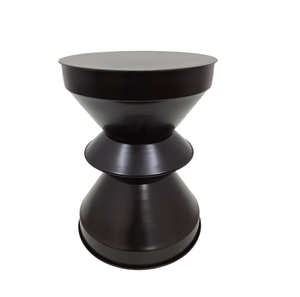 Muebles de sala de estar de diseño moderno, taburete redondo de aluminio, taburete de Color negro para muebles de hogar y oficina personalizados - Product Image 6