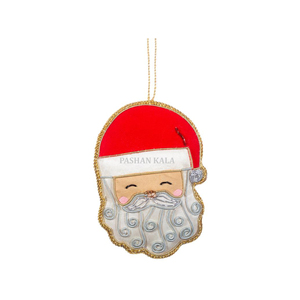 Made In India Thanksgiving Decorations Hanging Ornaments With Modern Designs Handmade Fine Polished Zari Embroidery Christmas - Product Image 1